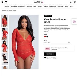 Cozy knit sweater romper